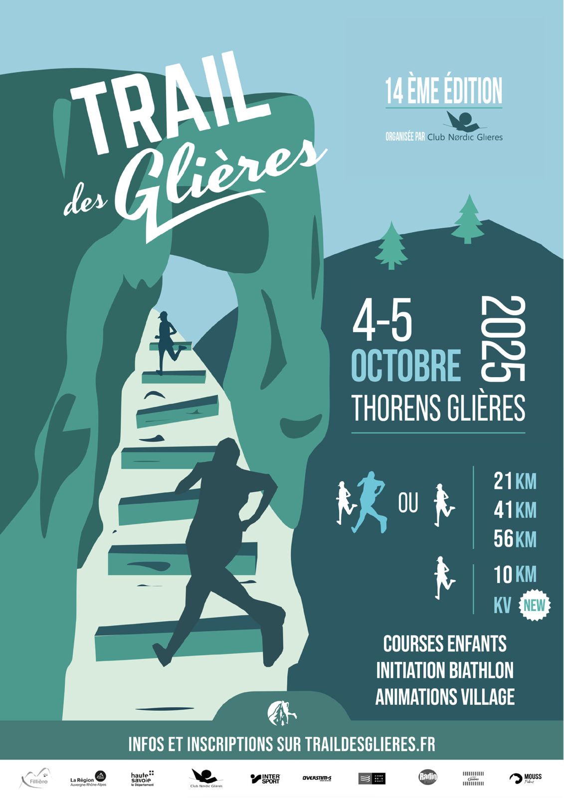 AFFICHE TRAIL GLIERES 2025